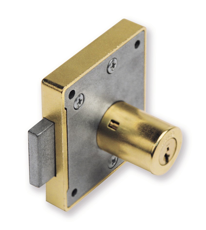 23-R Cerradura de Sobreponer Urko Acabado Latón